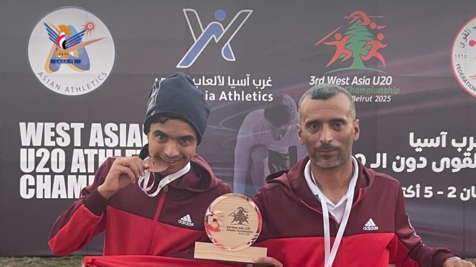 نائب وزير الشباب يهنئ الحسولي لإحرازه ذهبية وبرونزية في بطولة غرب آسيا لألعاب القوى نائب وزير الشباب يهنئ الحسولي لإحرازه ذهبية وبرونزية في بطولة غرب آسيا لألعاب القوى