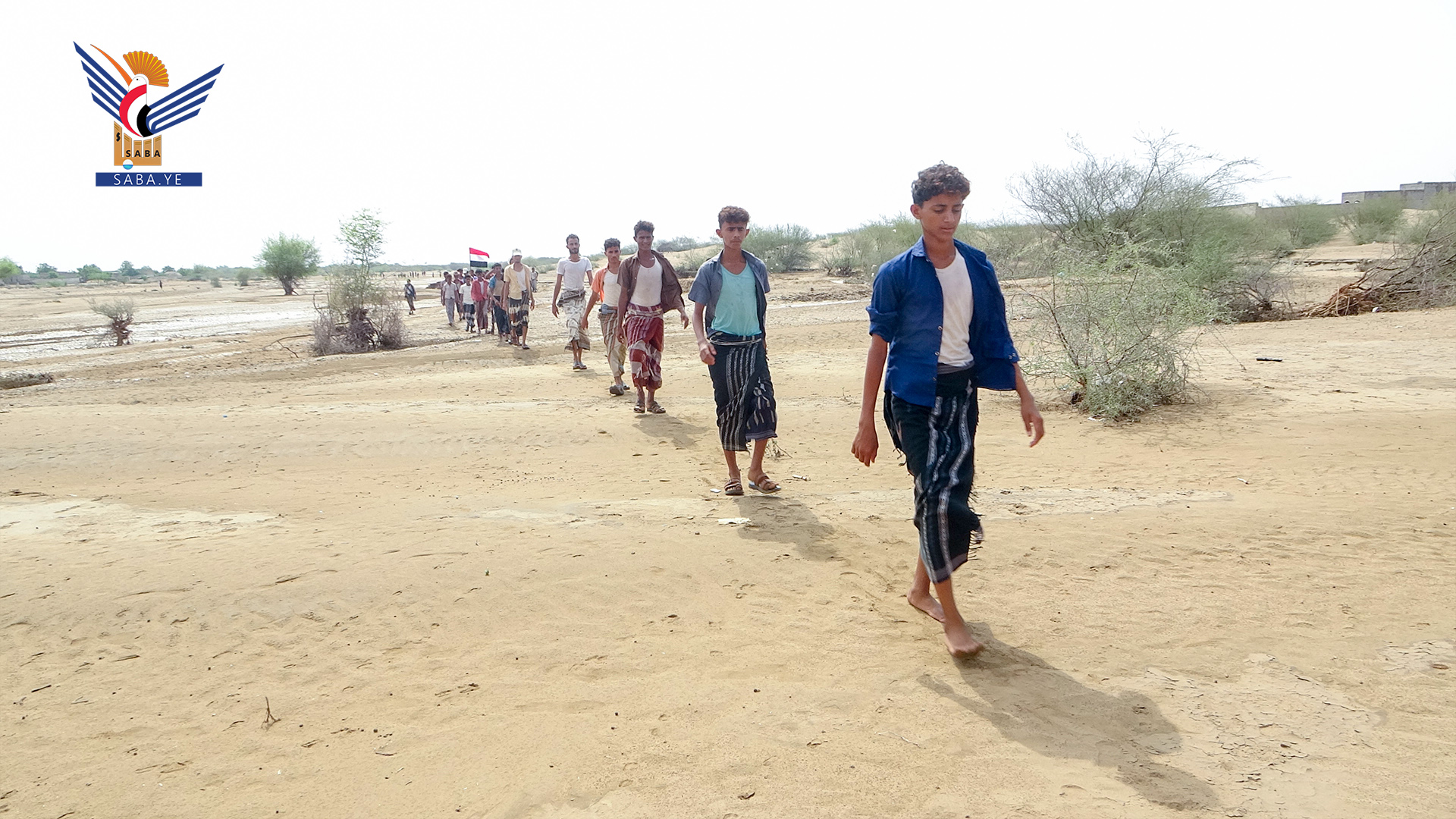 مسير لدفعة المرحلة الخامسة من الدورات العسكرية بمديرية القناوص بالحديدة