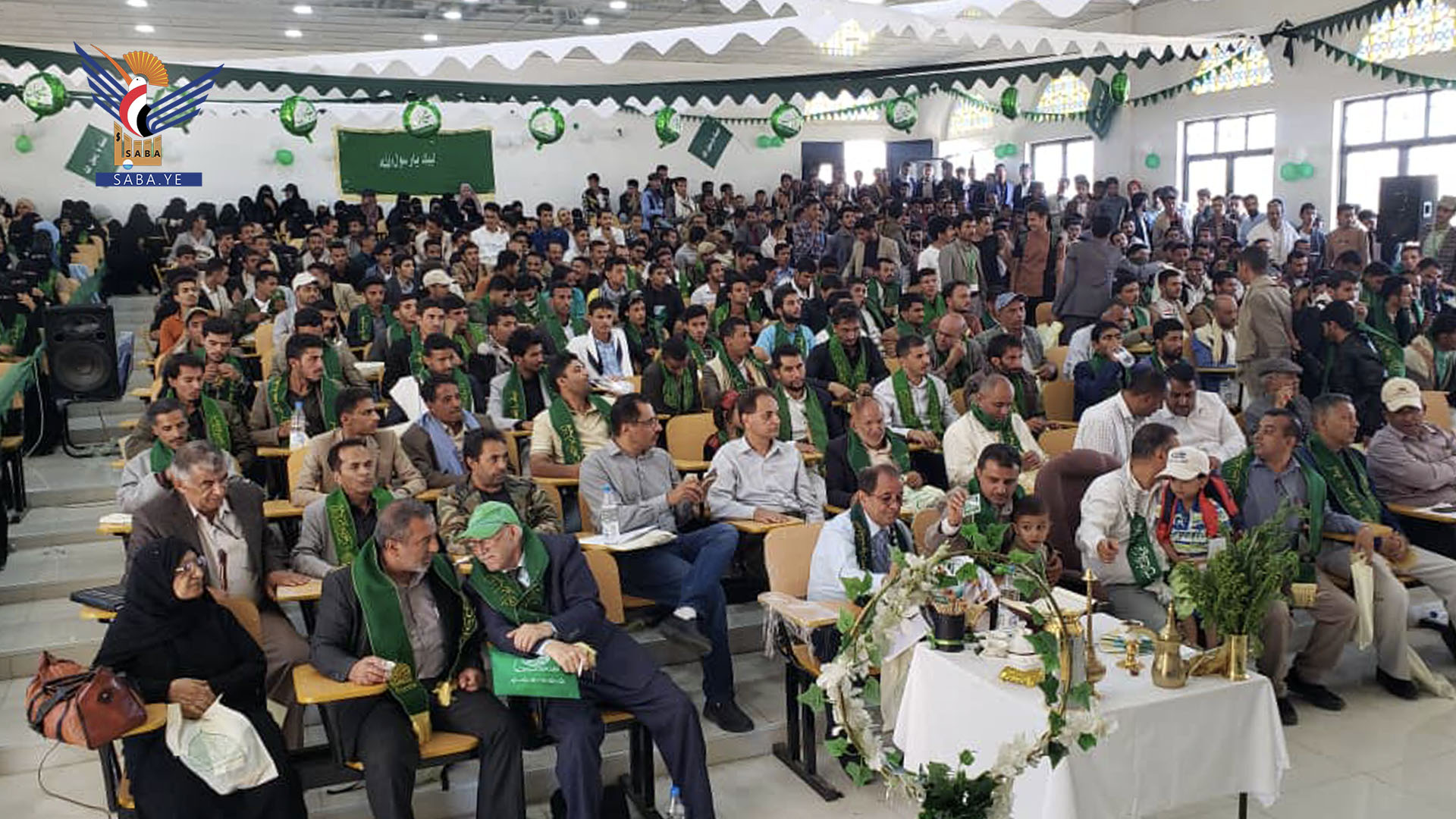 فعالية لكليتي الأسنان والزراعة بجامعة صنعاء بذكرى المولد النبوي 