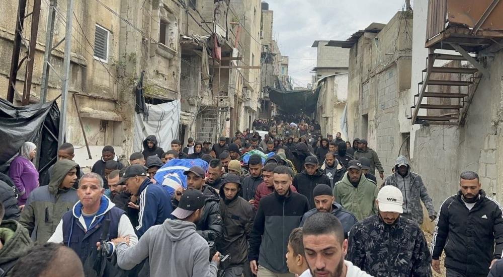 جماهير فلسطينية غفيرة تشيّع شهداء المقاومة الأربعة في طولكرم