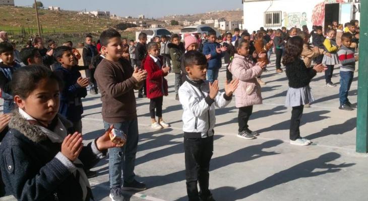 "التربية" الفلسطينية تطالب بمنع هدم مدرسة في مسافر يطا
