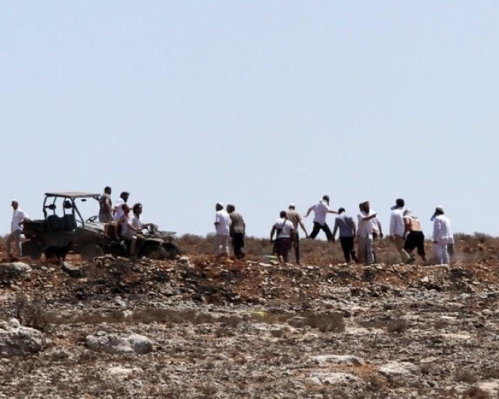 مستوطنون يواصلون اقتحام وسلب أراض لفلسطييين 