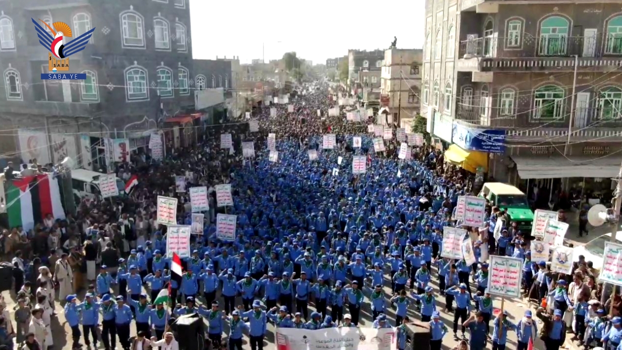  ثمان مسيرات جماهيرية بذمار تأكيداً على استمرار التصعيد مهما كانت التحديات