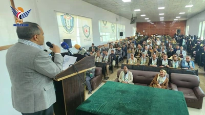 جامعة 21 سبتمبر تُحيي ذكرى الشهيد بفعالية خطابية