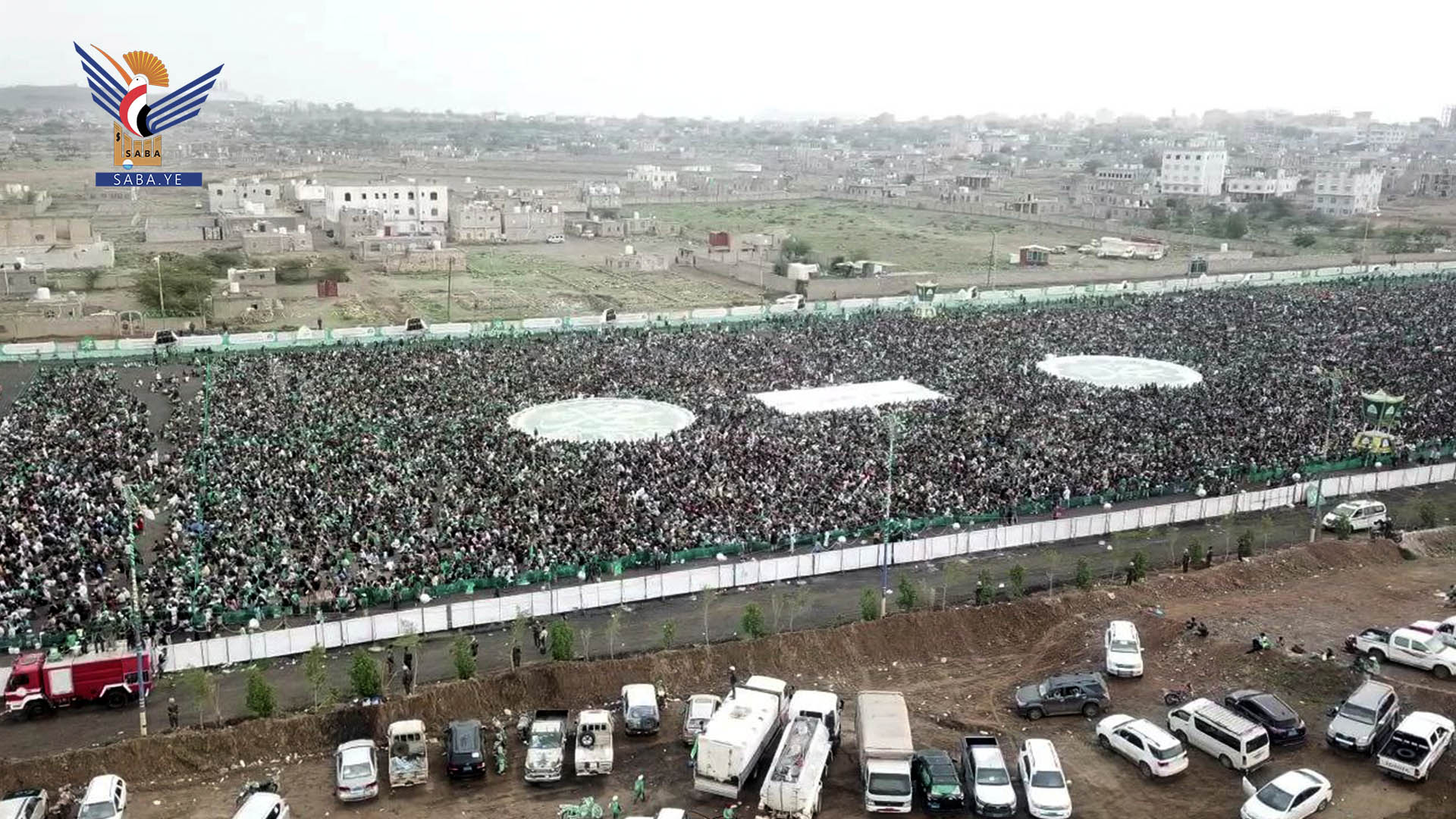  أبناء محافظتي تعز ولحج يحتفلون بذكرى المولد النبوي بحشود غير مسبوقة