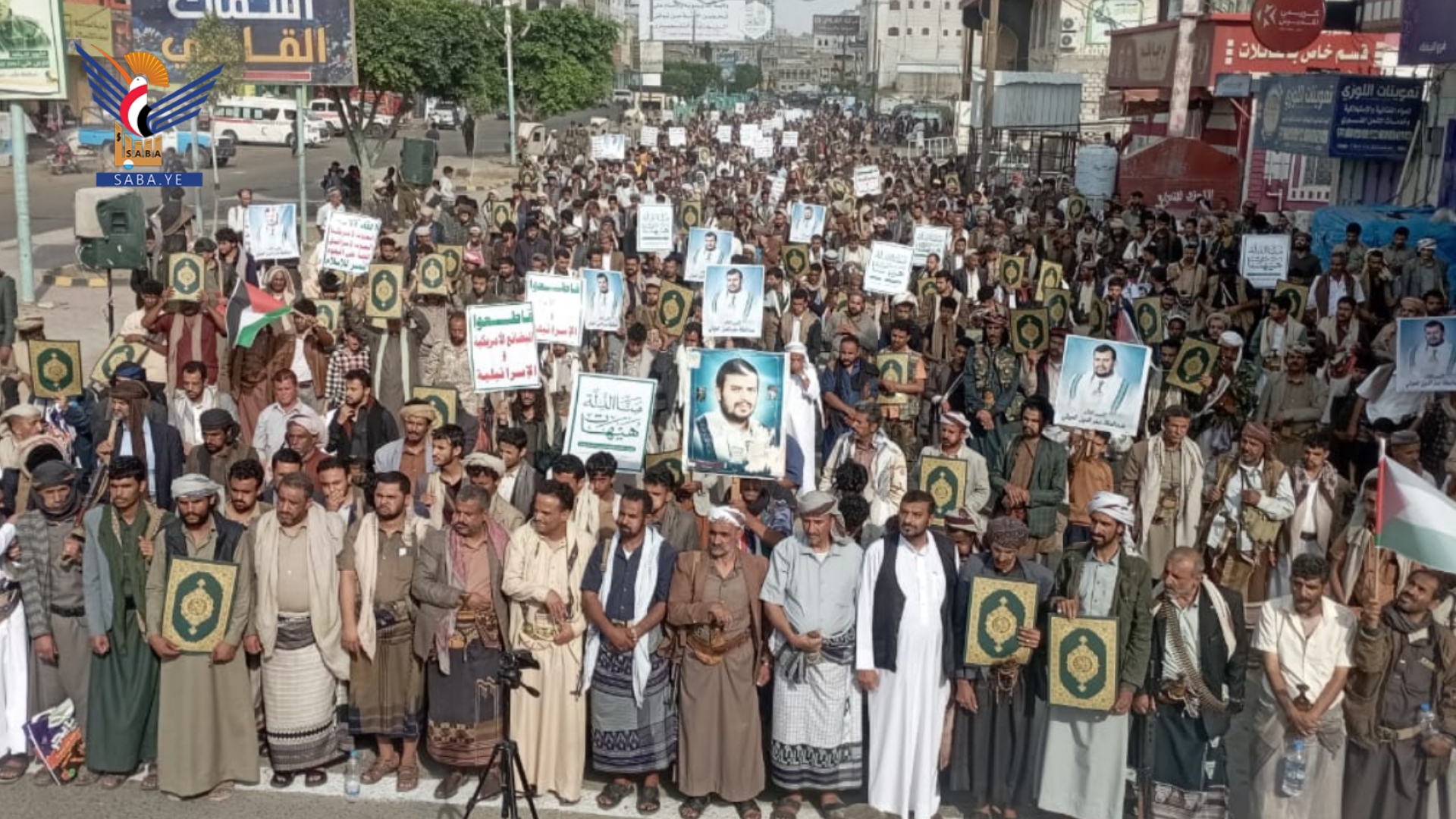 مسيرتين جماهيريتين بالبيضاء بذكرى استشهاد الإمام الحسين عليه السلام