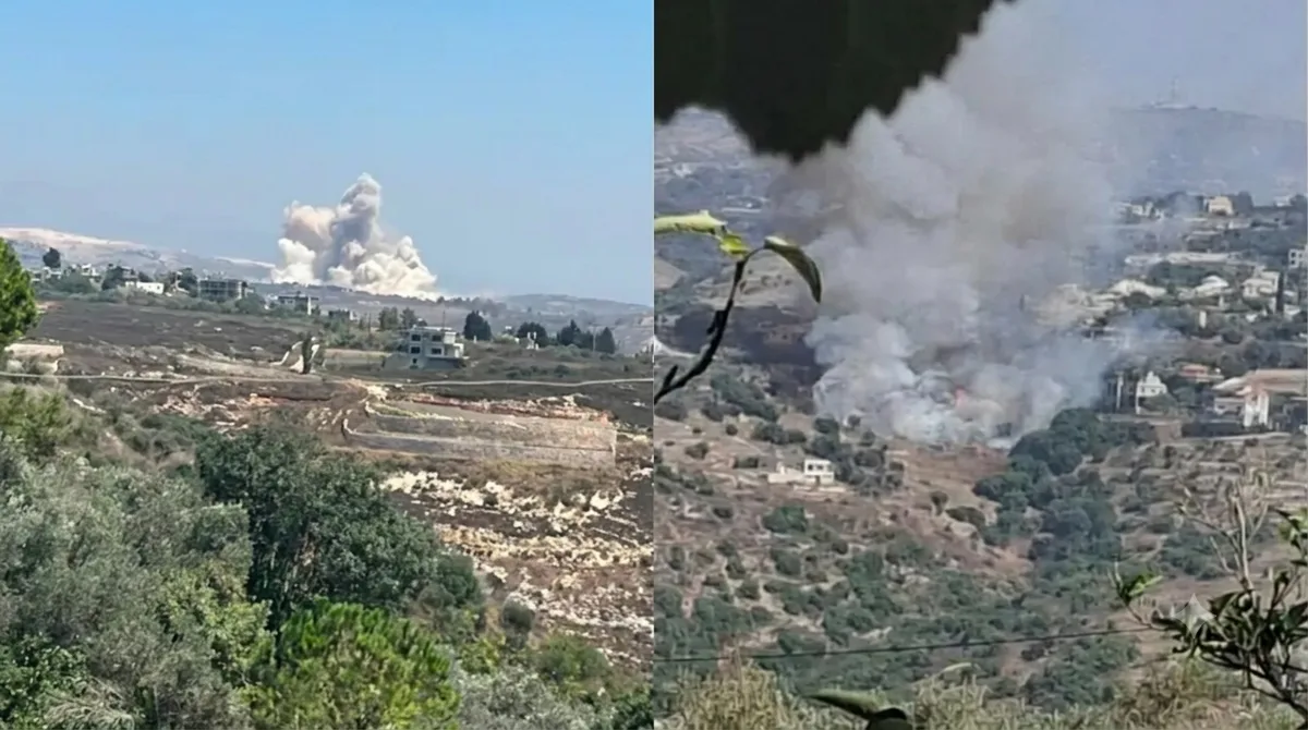 العدو الإسرائيلي يقصف بلدات في جنوب لبنان ويواصل خروق وقف إطلاق النار