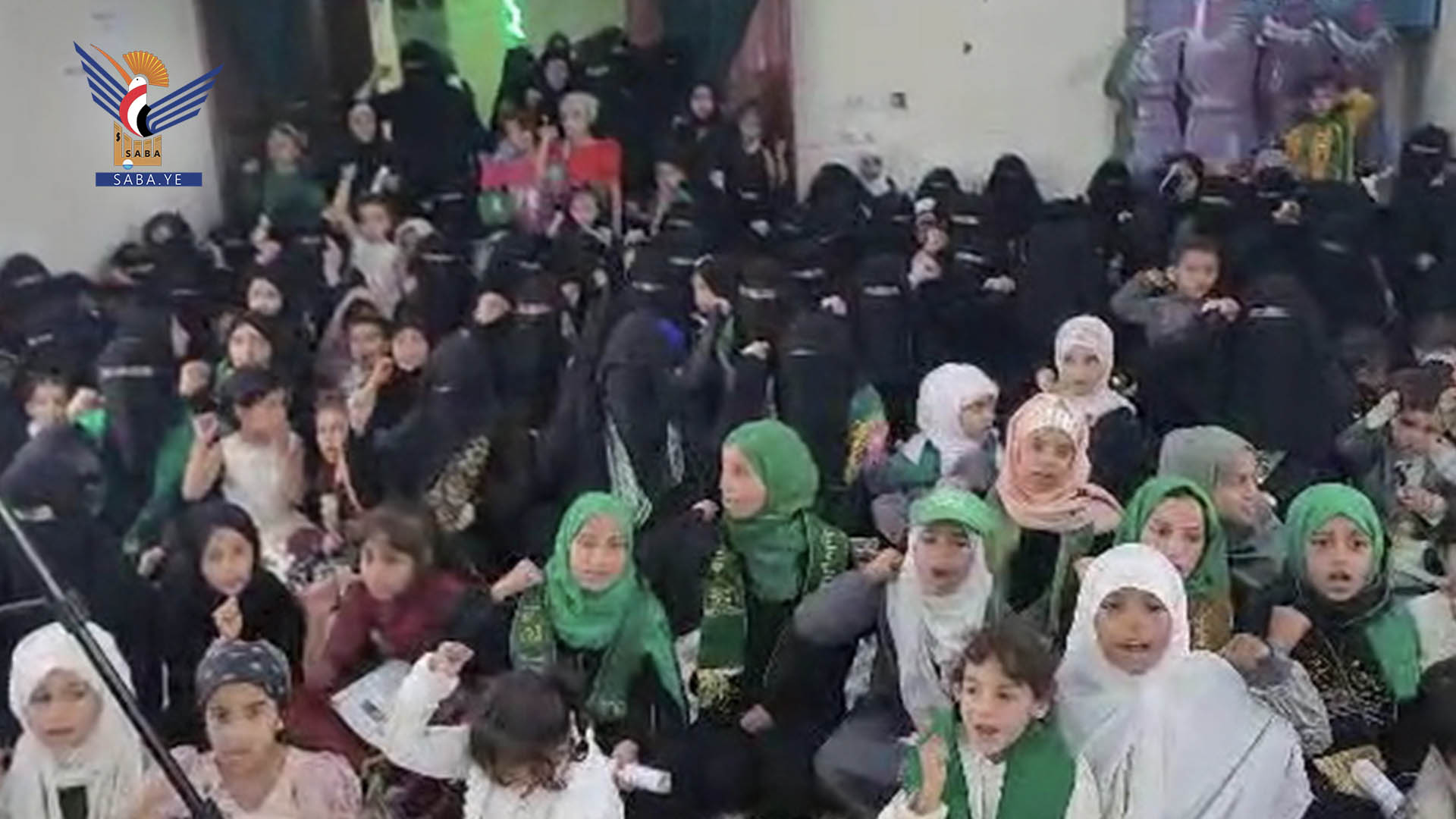 فعالية للهيئة النسائية بمدينة المحويت بذكرى المولد النبوي