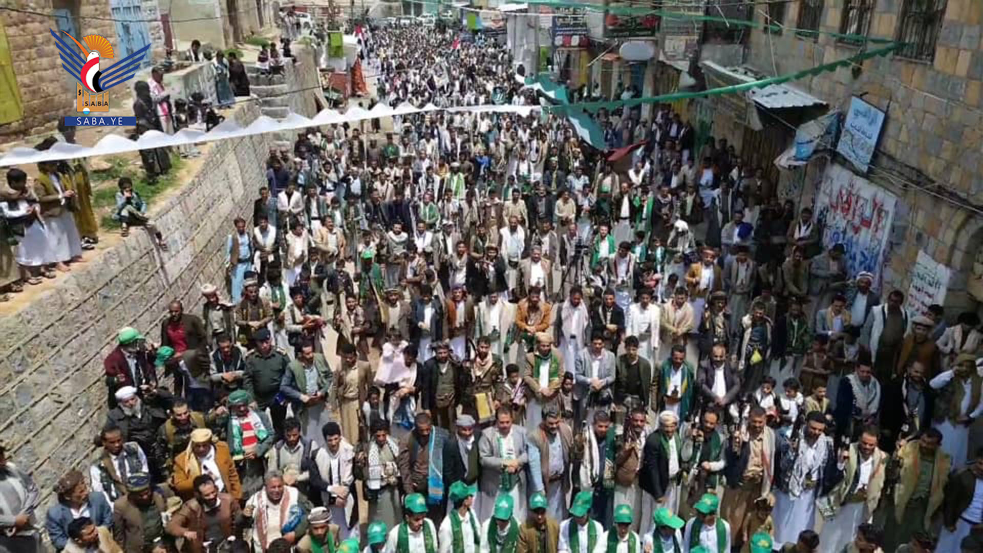 المحويت .. 95 مسيرة حاشدة ثباتًا مع غزة وغضبًا للدماء المسفوكة والمقدسات المنتهكة