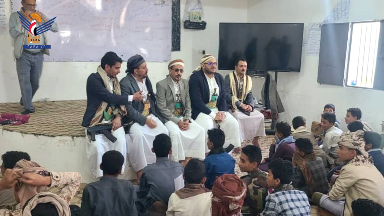 المساوى يتفقد أنشطة الدورة الصيفية بمدرسة الإمام علي في الجند