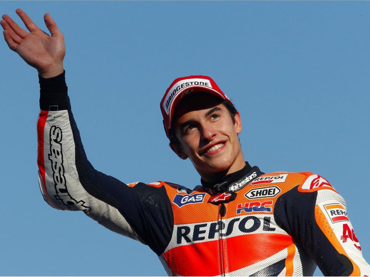 الإسباني مارك ماركيز أول المنطلقين في سباق جائزة إسبانيا الكبرى لـ موتو جي بي