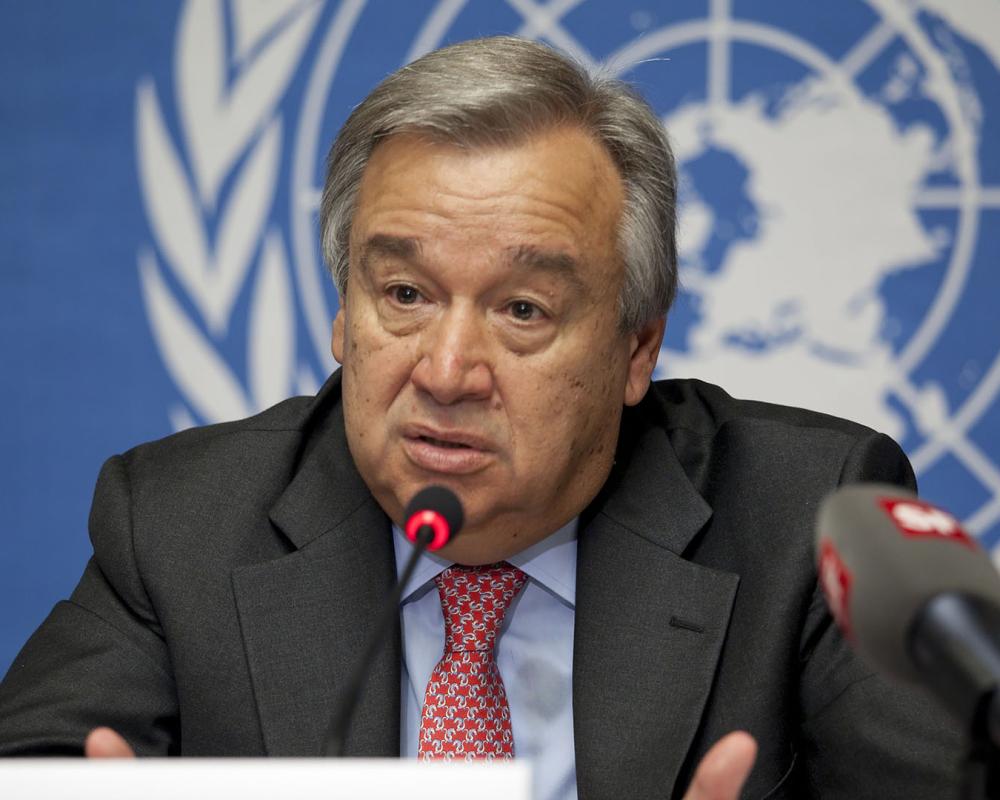 غوتيريش يعرب عن قلقه ازاء قصف العدو الإسرائيلي مستشفى "المعمداني" في غزة