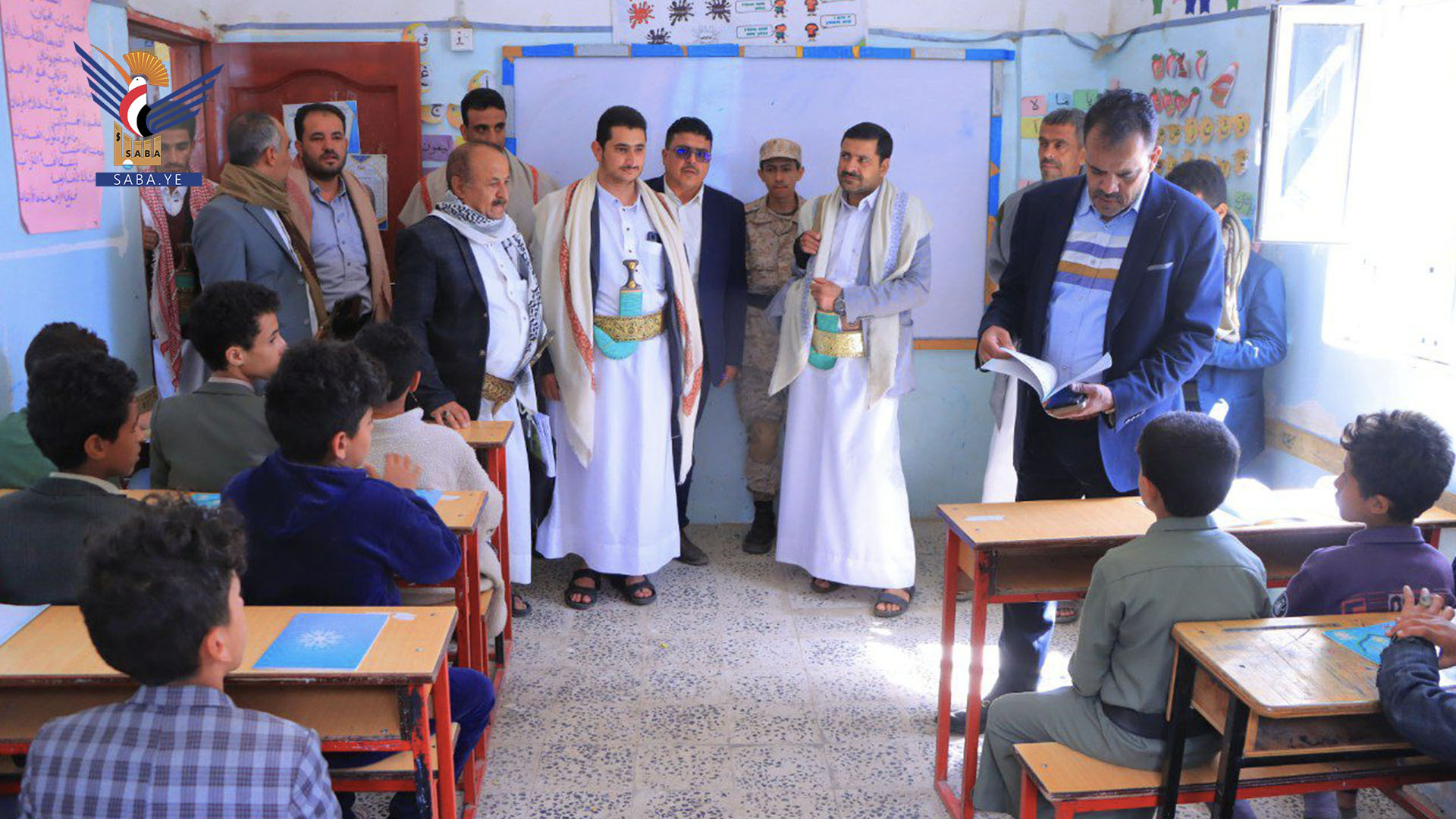 تفقد أنشطة الدورات الصيفية في عدد من المراكز بمديرية همدان