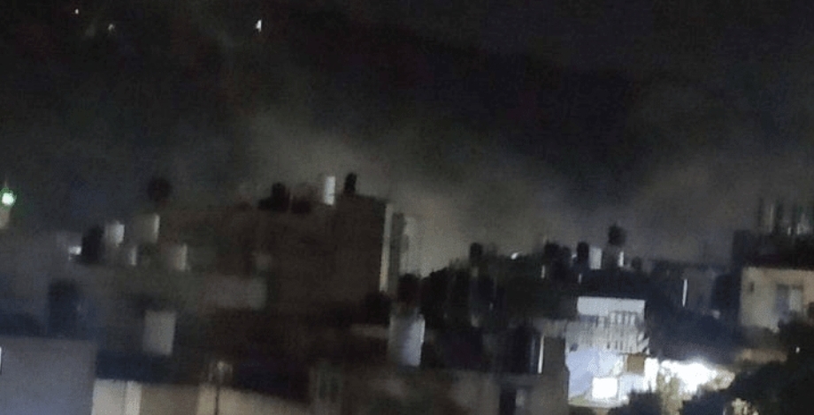 استشهاد اربعة فلسطينيين في قصف العدو لمخيم نور شمس بطولكرم