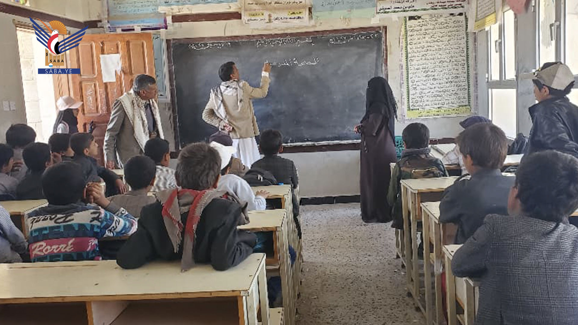 تدشين برنامج التوعية الصحية بمدارس مديرية الحصن في محافظة صنعاء