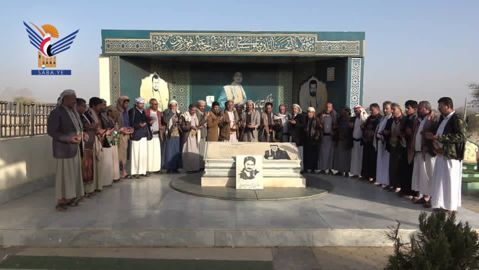 قيادات من محافظة صنعاء تزور مقام شهيد القرآن وجرف سلمان بصعدة