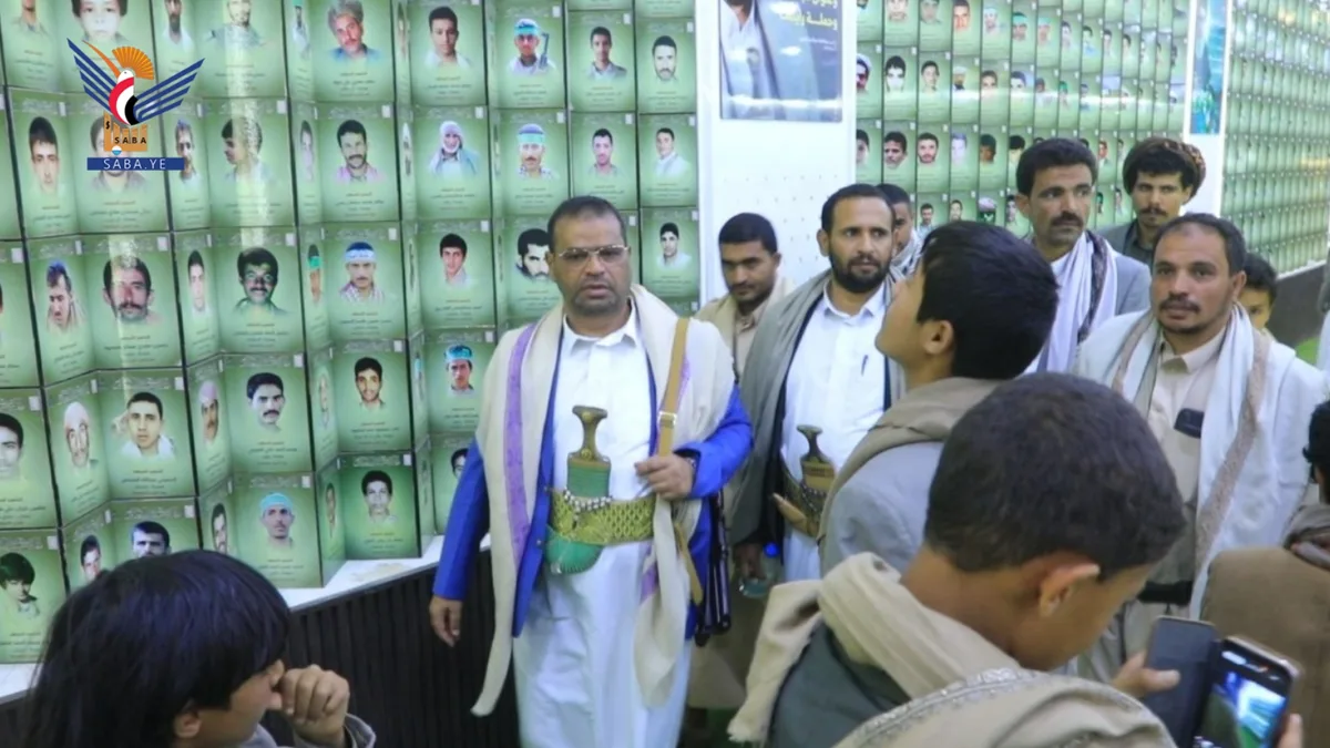 افتتاح معرضي صور شهداء المنطقة العسكرية السادسة وحرس الحدود بمدينة صعدة