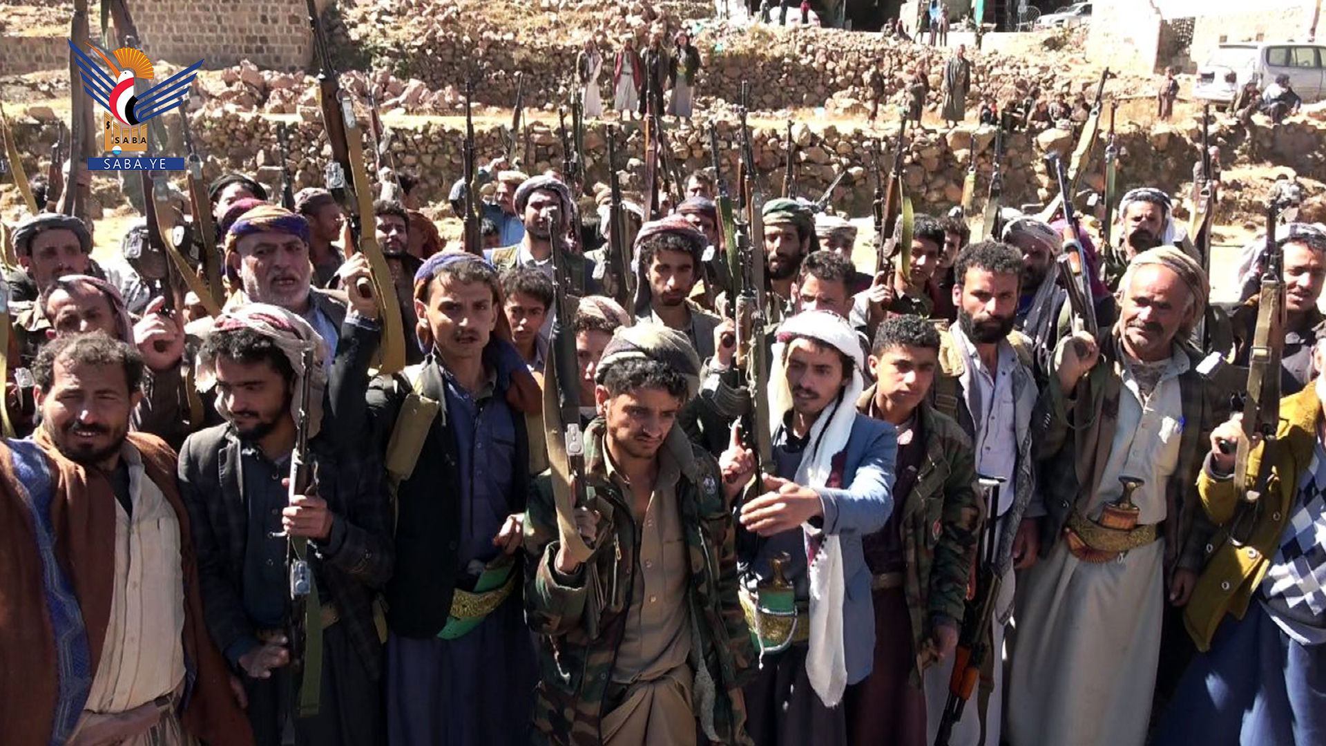 مسير ووقفة بعزلة بني السياغ بالحيمة الداخلية في محافظة صنعاء إعلانًا للجهوزية