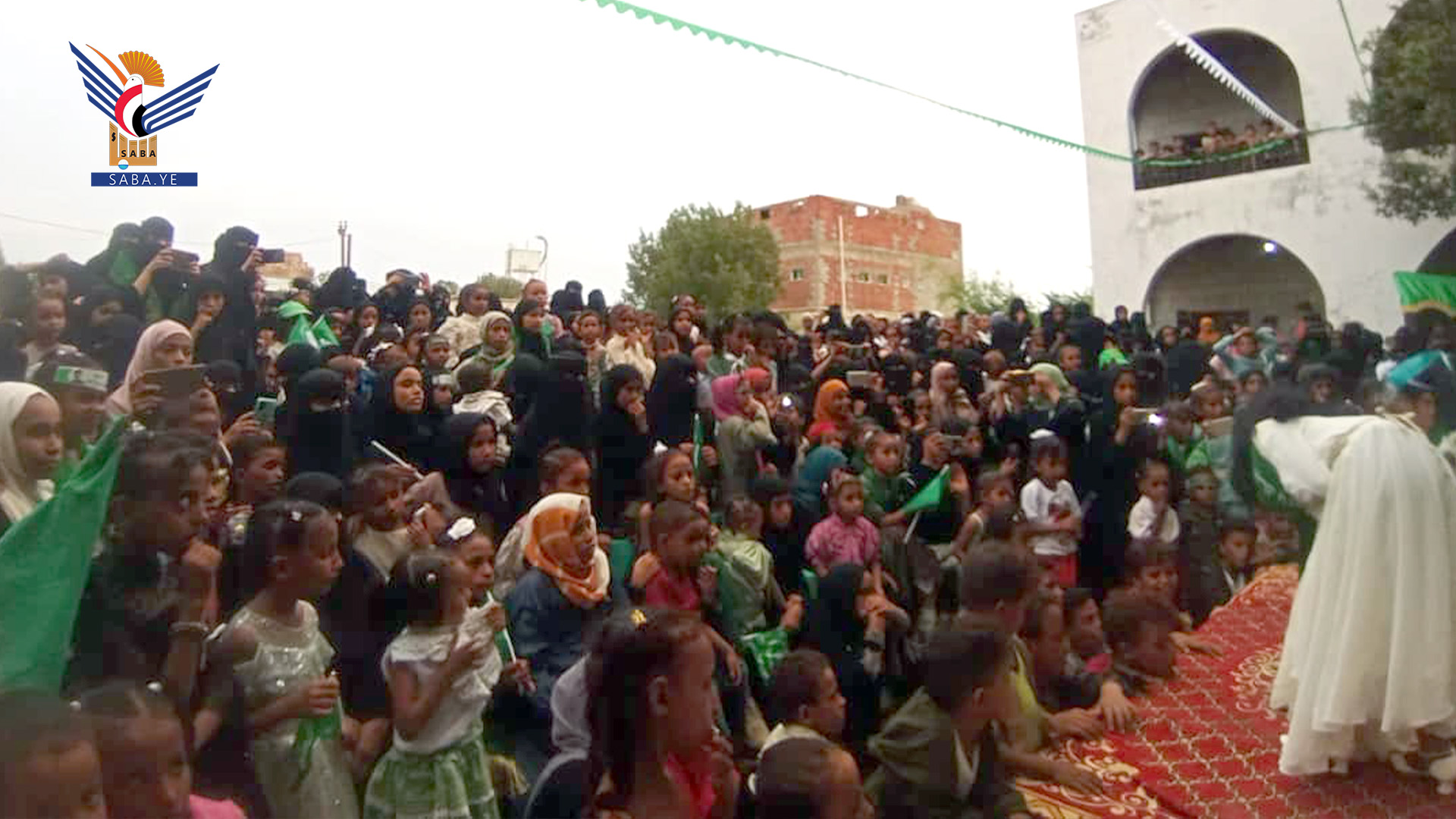 فعالية ووقفة نسائية بمديرية اللحية في الحديدة بذكرى المولد النبوي