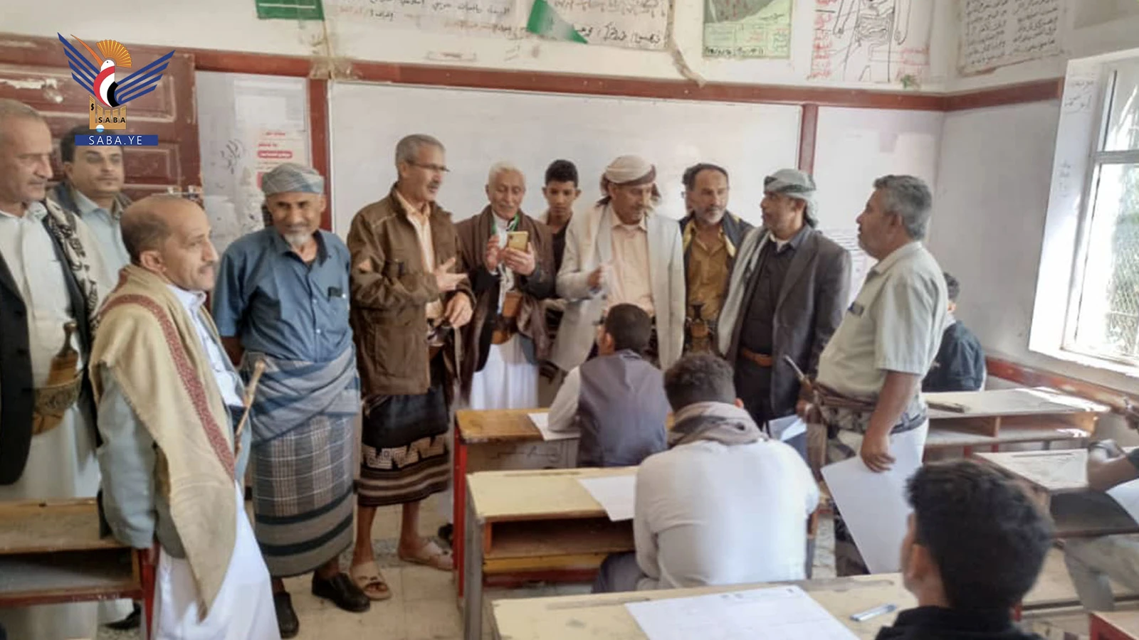 تفقد اختبارات الثانوية العامة في محافظة البيضاء