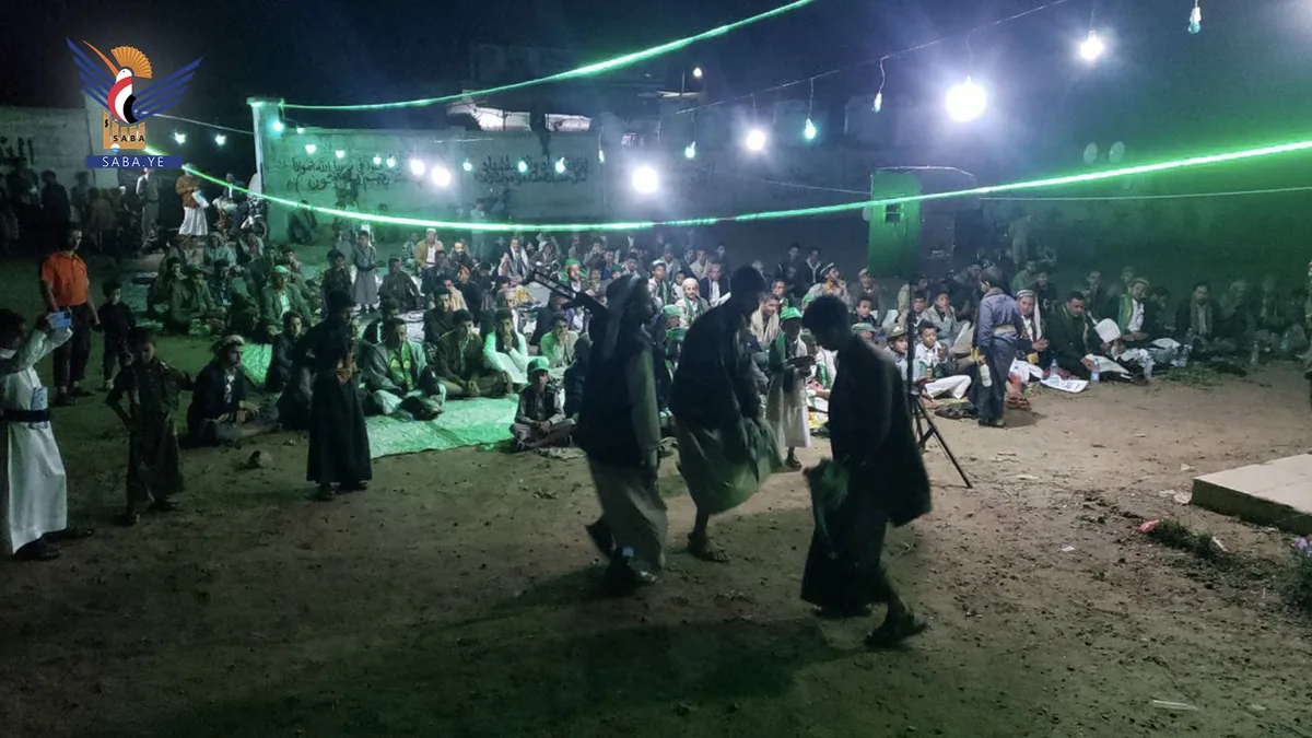 أمسية في مديرية المحويت بذكرى المولد النبوي الشريف