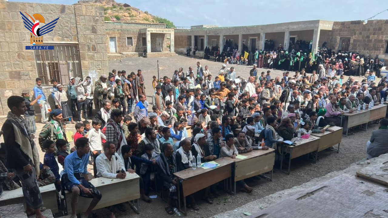 فعالية وأمسية في الحشاء بالضالع بذكرى المولد النبوي