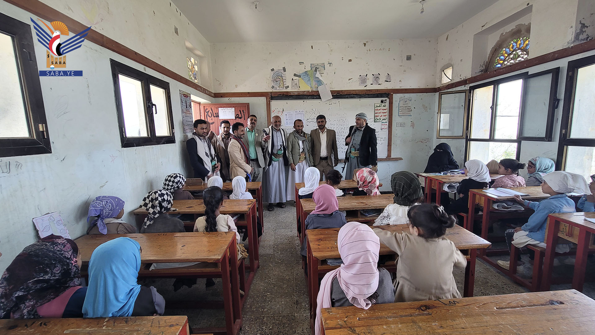 تفقد الدورات الصيفية في مركز محافظة حجة