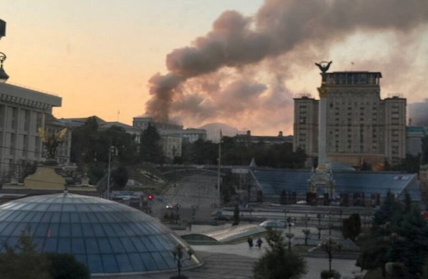 وسائل إعلام أوكرانية: حريق في مبنى رئاسة الوزراء في كييف