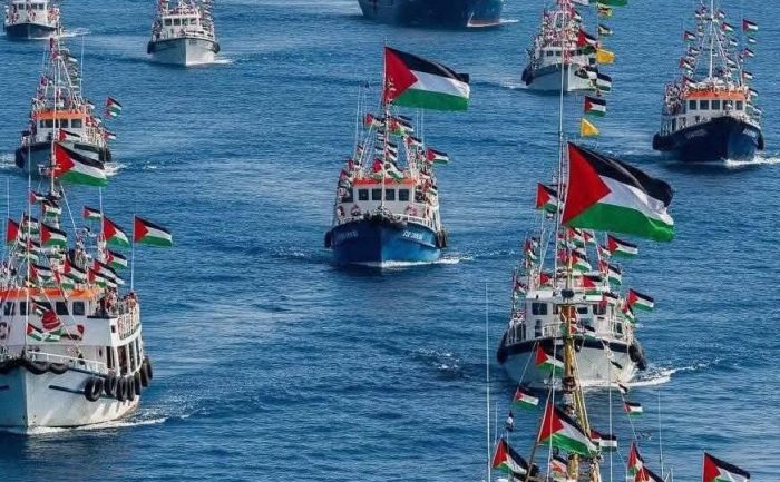 "اللجنة الدولية":"أسطول الصمود" يبحر نحو غزة بانتظار وصوله خلال أسبوع