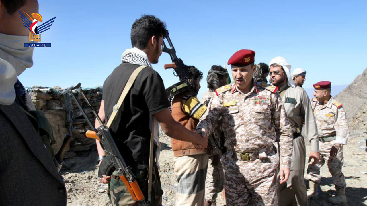 اللواء الروحاني والعميد زهرة يتفقدان أحوال المرابطين في محور البيضاء