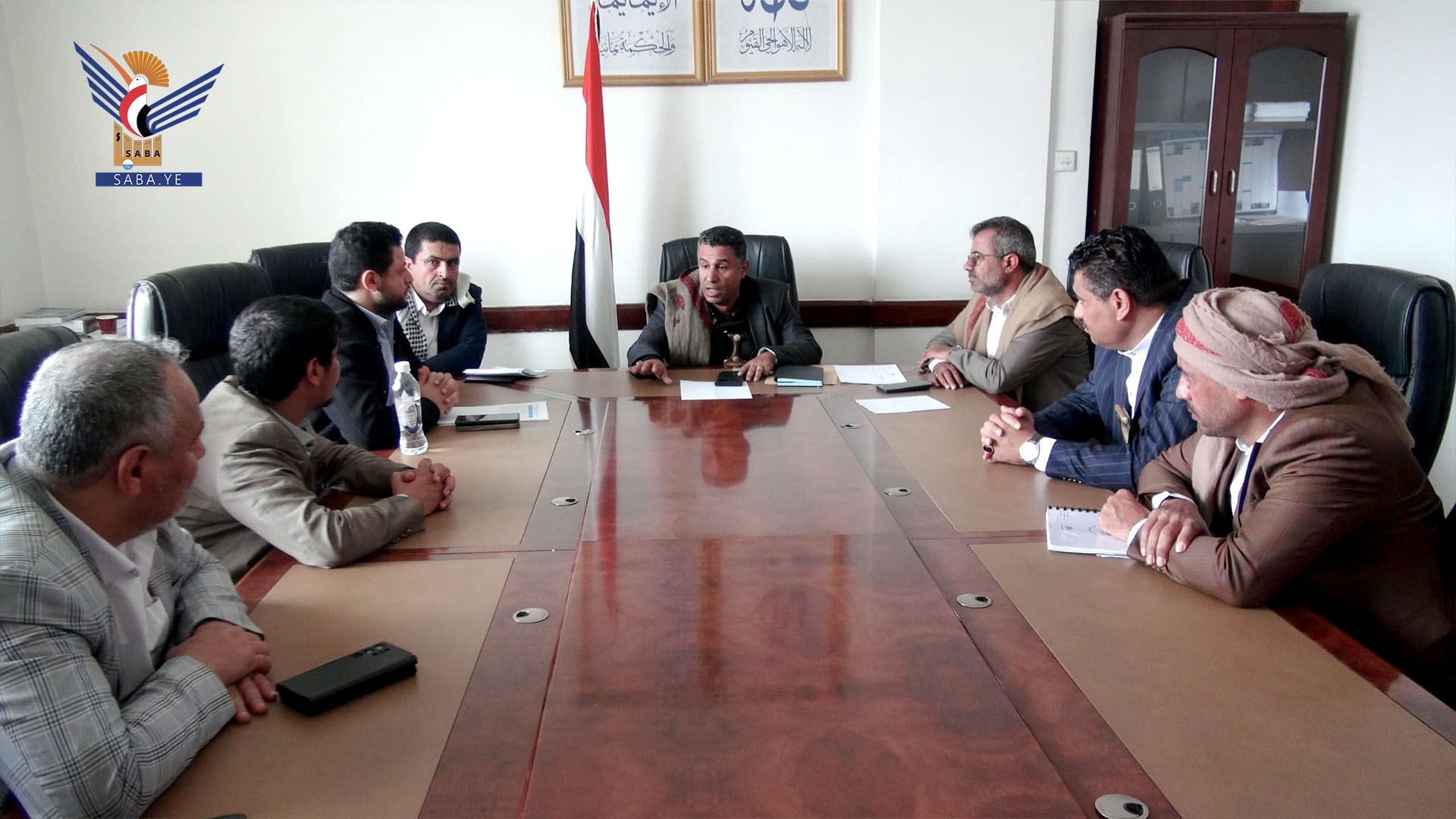 مناقشة سير تنفيذ مشاريع المياه والكهرباء الممولة من قبل اليونبس