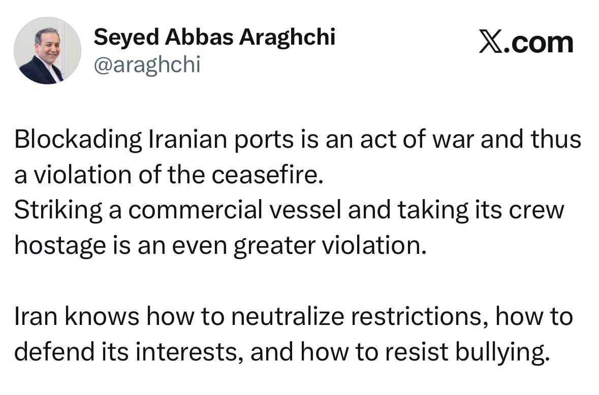 عراقجي: إيران تعرف جيدًا كيف تواجه القيود وتدافع عن نفسها