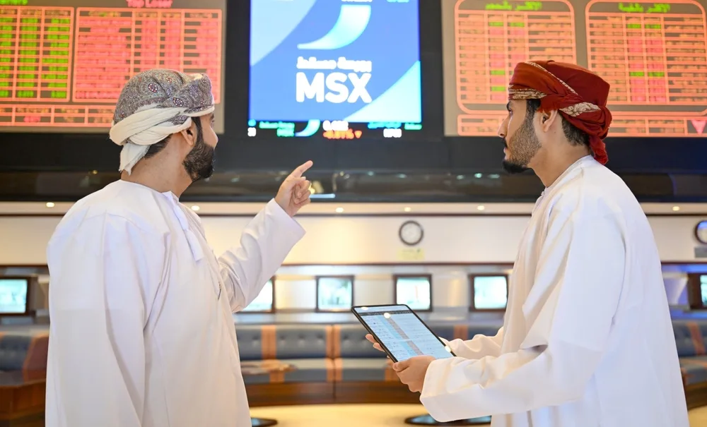 ارتفاع مؤشر بورصة مسقط 0.345 %