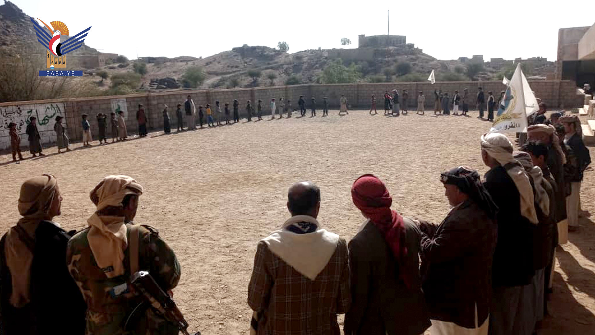 وقفة قبلية في خولان بمحافظة صنعاء تأكيدًا للجهوزية لمواجهة الأعداء 