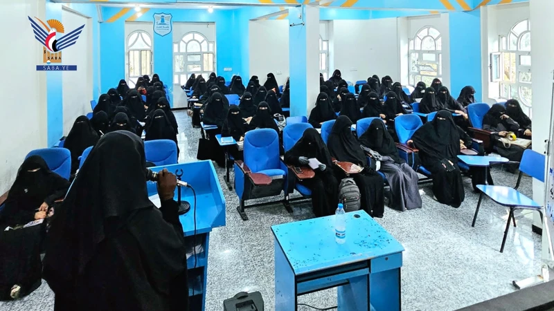 فعالية لقطاع الطالبات بكلية المنار في حجة بمناسبة جمعة رجب