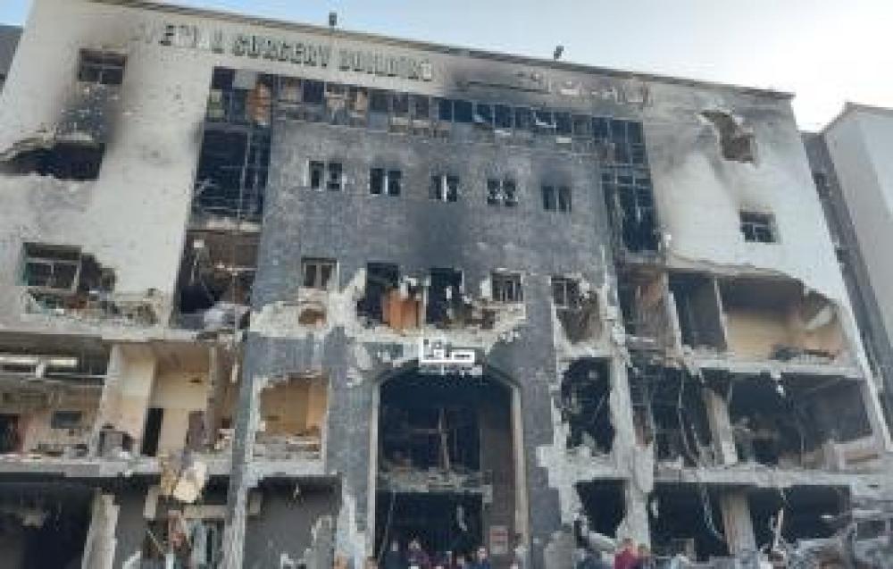 صالحة: العدو الصهيوني يستهدف مستشفى العودة منذ أيام ويفرض حصارًا عليه