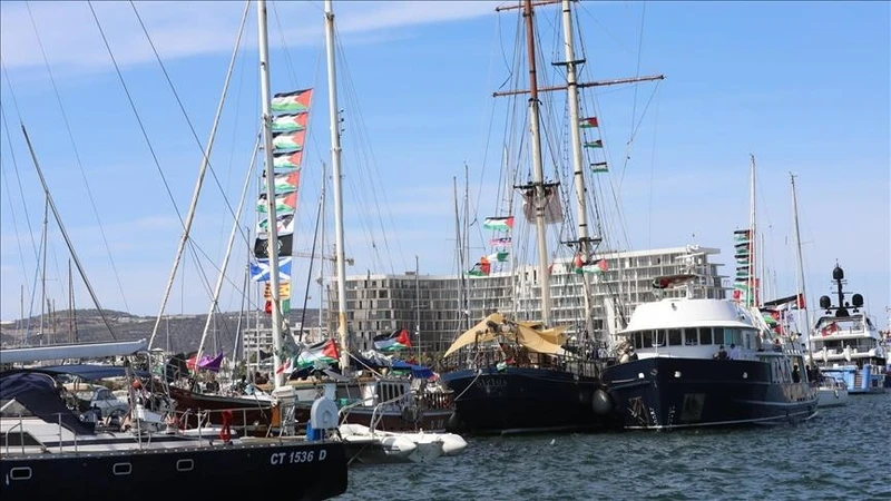 وزراء خارجية 16 دولة يوجهون نداء لسلامة أسطول الصمود لكسر حصار غزة