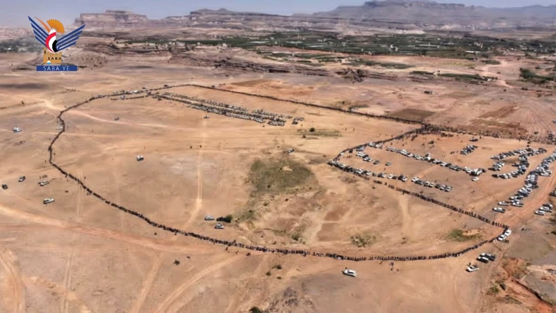 صنعاء .. وقفة قبلية مسلحة في بني حشيش إعلانا للجهوزية