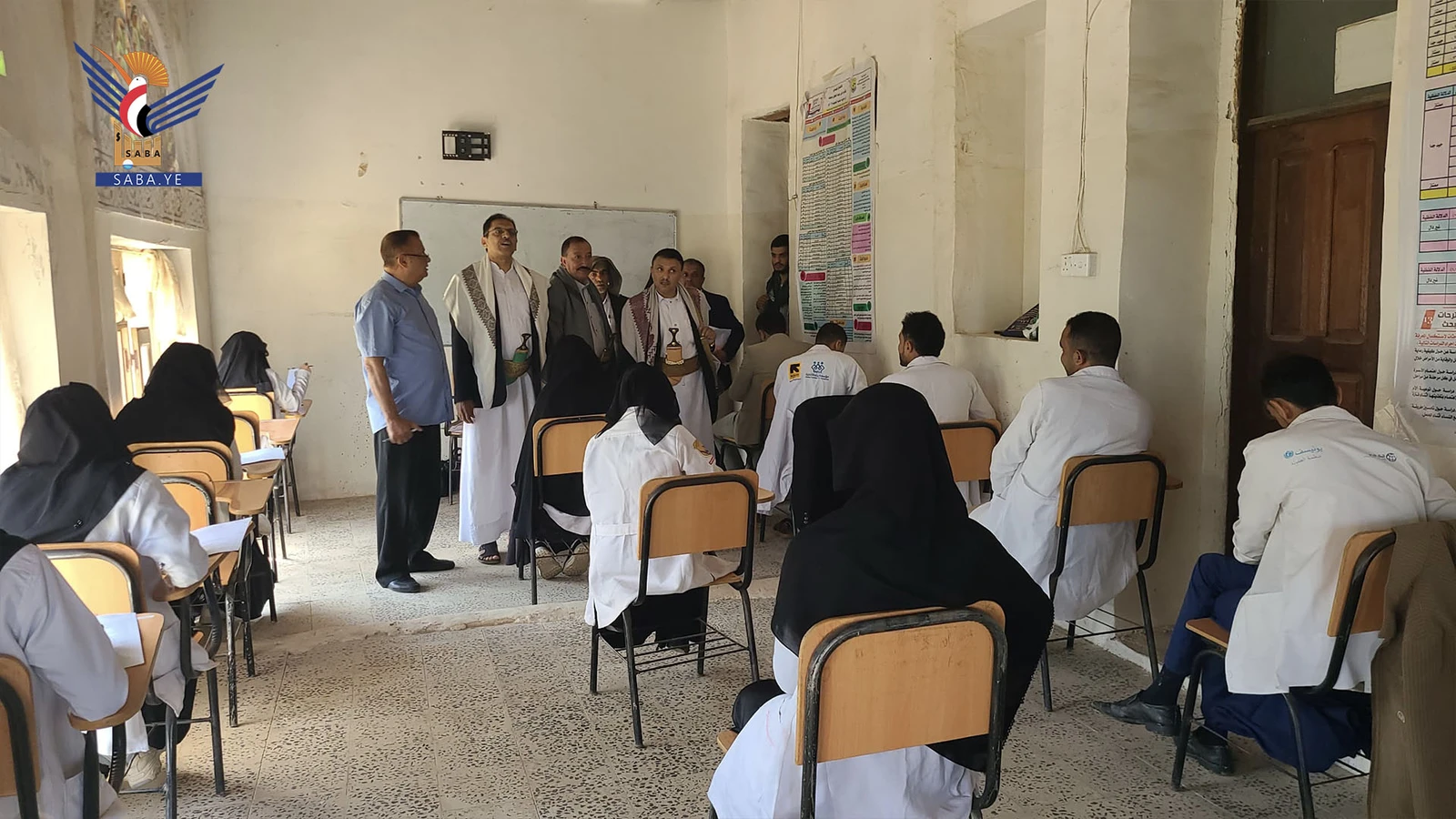 تدشين الاختبارات الوزارية للعلوم الطبية في المحويت