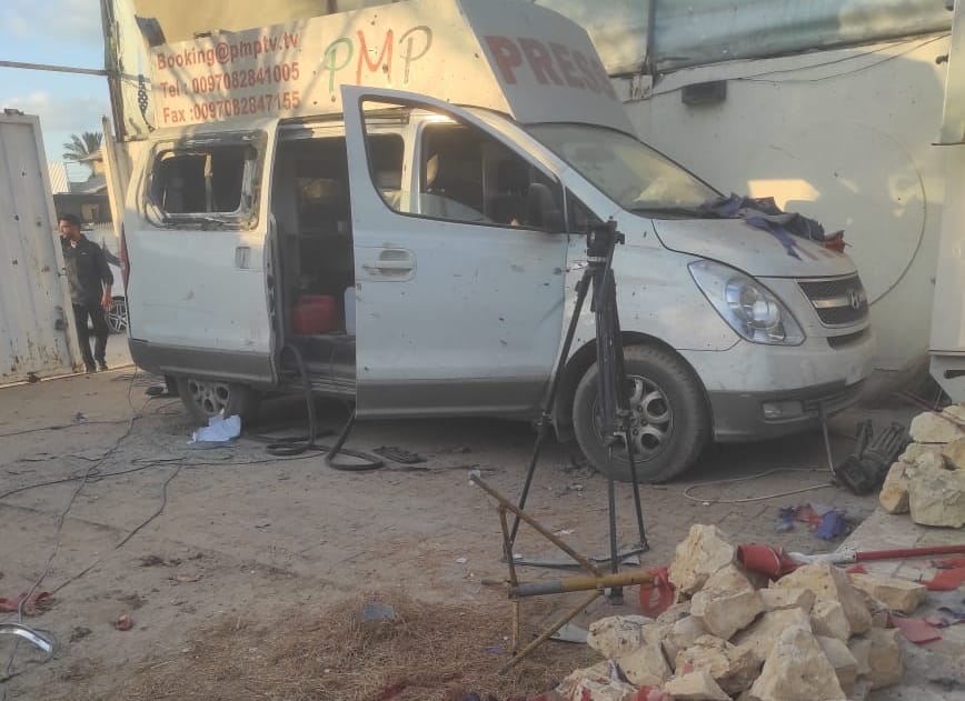"حماية الصحفيين الفلسطينيين":   قصف مقر شركة إنتاج إعلامي واستشهاد صحفي في غزة جريمة حرب تهدف لإسكات الحقيقة