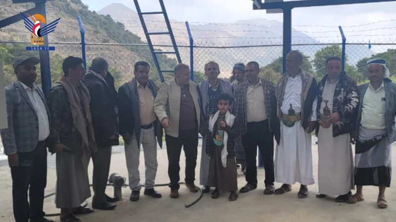 تسليم مشروع مياه الدار بمديرية السياني في إب للجنة المستفيدين