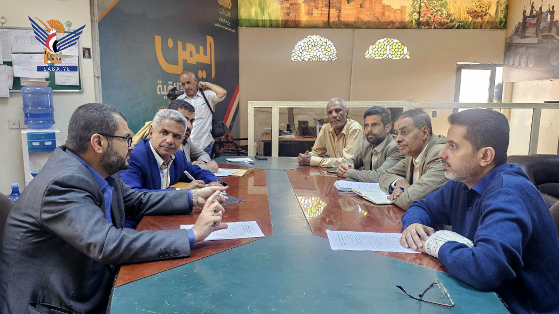 وزيرا الإعلام والصحة يناقشان أوجه التعاون الإعلامي والصحي في ظل التصعيد الأمريكي على اليمن
