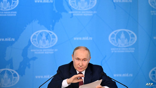 الرئيس الروسي يتقدم بمقترح للسلام مع أوكرانيا