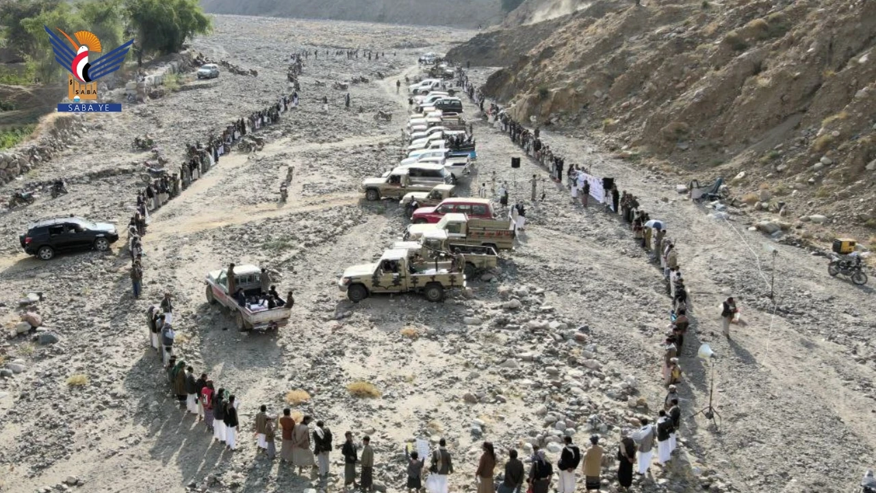 وقفات مسلحة في حجة تأكيداً للجهوزية لمواجهة الأعداء