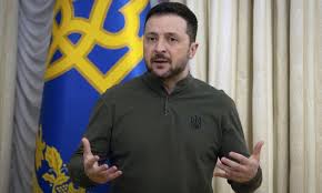 الرئيس الأوكراني يطالب روسيا برد واضح على مقترح الهدنة