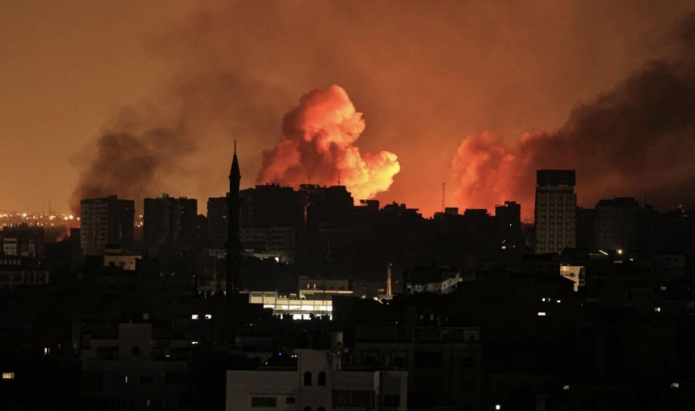 شهيدة فلسطينية وإصابات بقصف صهيوني شرقي مدينة غزة