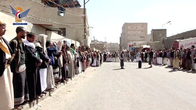 وقفات بأمانة العاصمة تأكيدا على ثبات الموقف المناصر لغزة واستمرار التعبئة