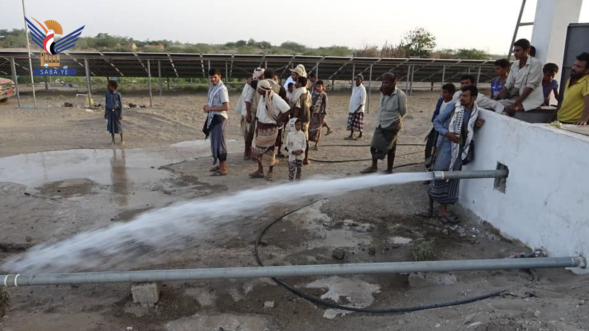 افتتاح مشروع شبكة مياه الميتنة والقرى المجاورة بمديرية التحيتا