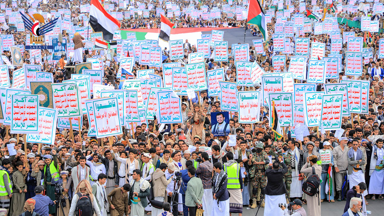 مسيرات مليونية بالعاصمة والمحافظات ثباتا مع غزة وبراءة من العملاء والخونة
