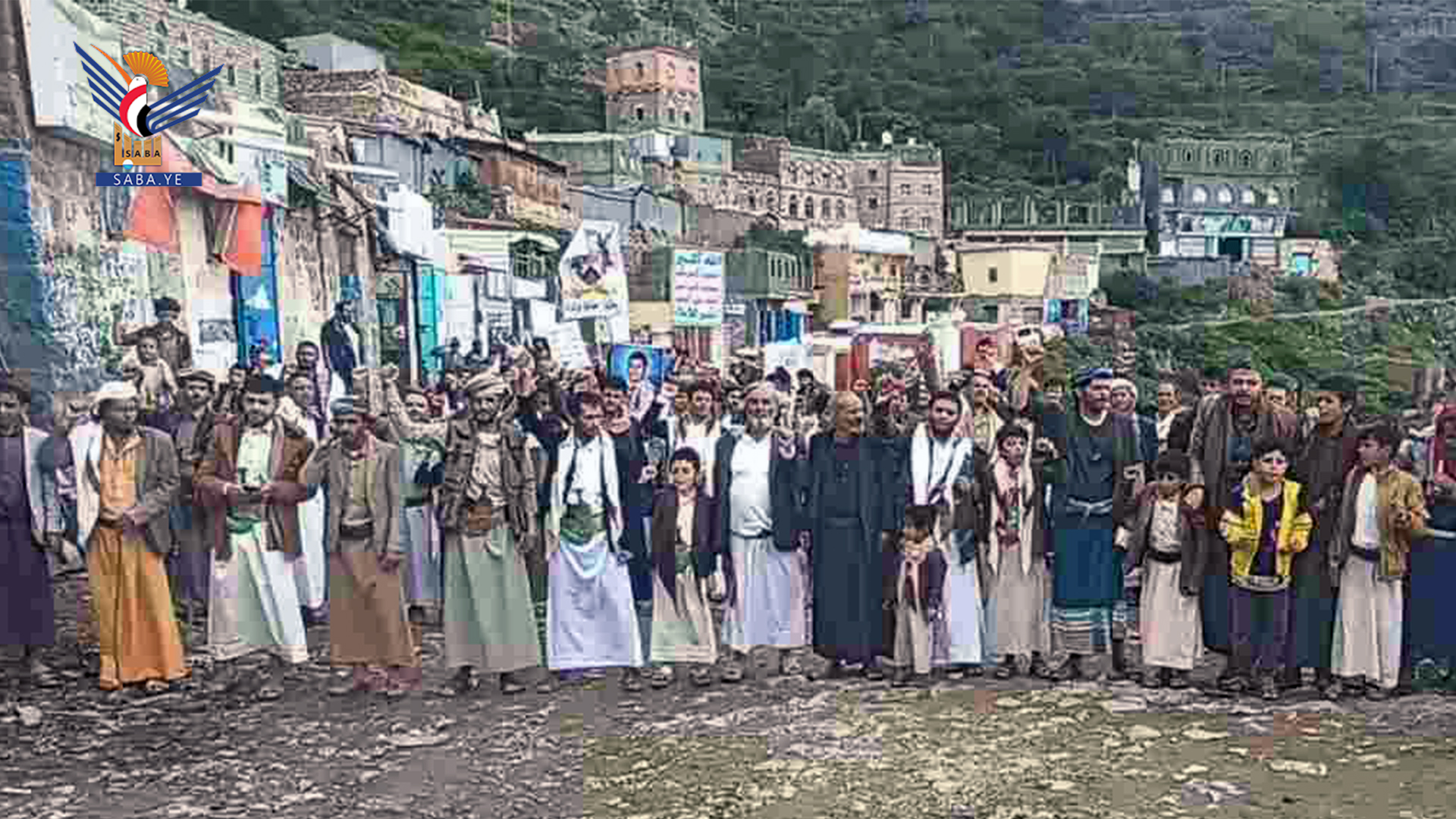  مسيرات جماهيرية حاشدة في 22 ساحة بمحافظة ريمة